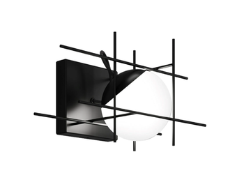 PLOT FRAME AP - LED wall light in metal and blown glass by Vetreria Vistosi - view 2